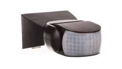 Czujnik ruchu 180 stopni IP65 1200W czarny 5 lat gwarancji OR-CR-236/B