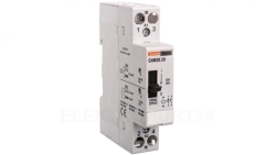 Stycznik modułowy z dźwignią do sterowania ręcznego 20A 2Z cewka 220-230 VAC/DC CNM2020220