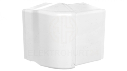Naroże zewnętrzne LH 60x40mm 90 stopni kremowo-białe 8656