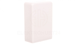 Pokrywa końcowa LHD 40x20mm biała 8631