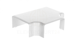 Pokrywa odgałęźna EKD 80x40mm biała 8504