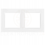 Simon 10 ramka podwójna, ramka 2-krotna biała CR2/11 01