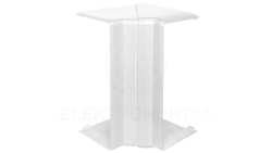 Pokrywa narożna wewnętrzna 160x65mm kremowo-biała 82-98 stopni PK160X65D 8485