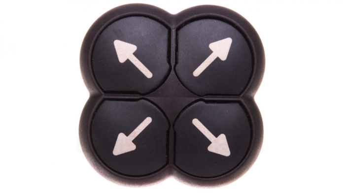 Napęd przycisku 4-ro pozycyjny czarny z samopowrotem M22S-D4-S-X7 286337