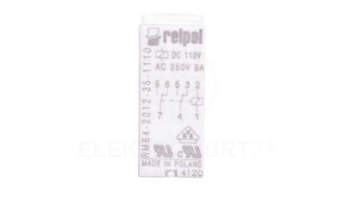 Przekaźnik miniaturowy 2P 110V DC PCB AgNi RM84-2012-35-1110 600339