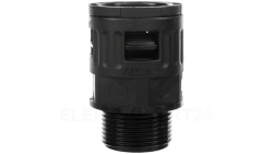Dławnica do węża osłonowego PG16 IP68 SILVYN KLICK-GP PG 16 czarna 61800895