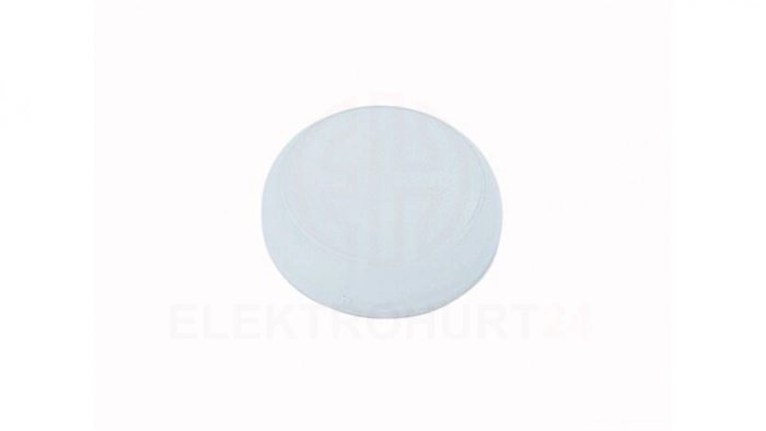 Soczewka lampki 22mm płaska bez opisu biała M22-XL-W 216453