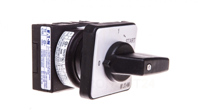 Łącznik krzywkowy 0-1-START (samopowrót) 1P 20A do wbudowania T0-1-15511/E 019875