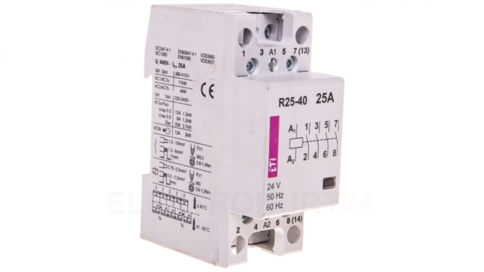 Stycznik modułowy 25A 24V AC 4Z 0R R 25-40 24V 002462311