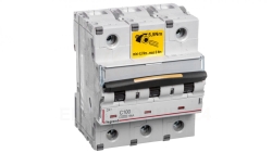Wyłącznik nadprądowy 3P C 100A 16kA AC 10/ S313 DX3 409281