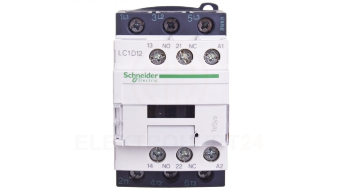 TeSys Deca Stycznik mocy 12A 3P 220V AC 1Z 1R LC1D12M7