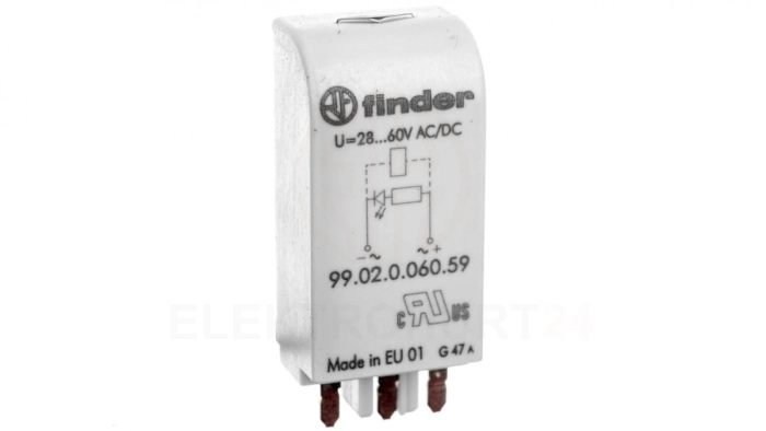 Moduł EMC, LED zielony 28-60V AC/DC 99.02.0.060.59