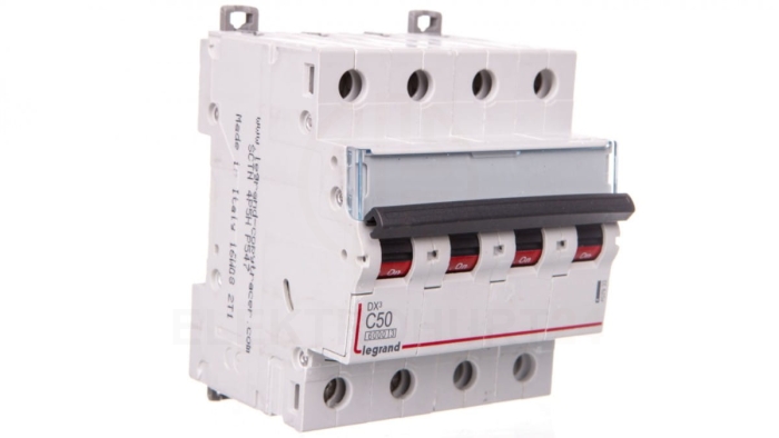 Wyłącznik nadprądowy 4P C 50A 6kA S304 DX3 407933