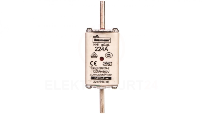 Wkładka bezpiecznikowa NH1 224A gL/gG 500V 224NHG1B