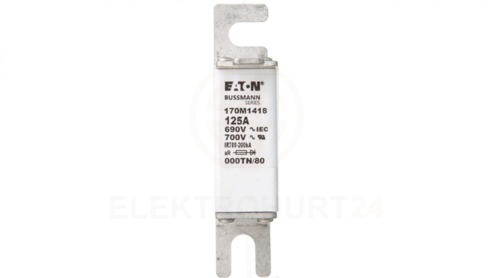 Wkładka bezpiecznikowa NH000 125A aR 690V 170M1418