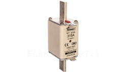 Wkładka NH1 315A 500V gL/gG podwójny wskaźnik 315NHG1B