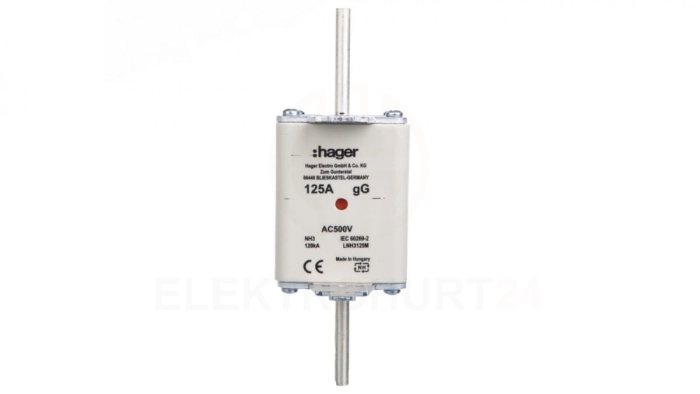Wkładka bezpiecznikowa NH3C 125A 500V gG LNH3125M