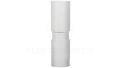 Złączka prosta PVC ZPL 22 biała 10136 /100szt./