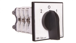 Łącznik krzywkowy 2-0-1 3P 63A z płytką IP65 ŁK 63-72 sieć-agregat 926372