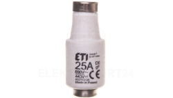 Wkładka bezpiecznikowa 25A DII gF / BiWts 690V AC/440V DC E27 002312126 /5szt./