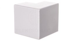 Narożnik do kanałów kablowych zewnętrzny AE 40x25 biały /2szt/ ECAE4025B
