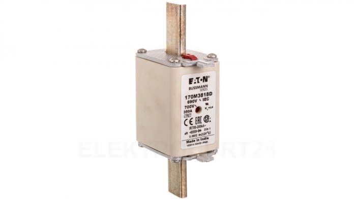 Wkładka bezpiecznikowa DIN1 350A aR 690V 170M3818D