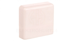 Ultra Łącznik zakończeniowy 25x16/25x25mm biały RAL 9010 ETK25361