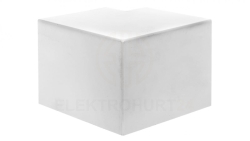 Narożnik do kanałów kablowych płaski AP 60x60 biały ECAP6060B