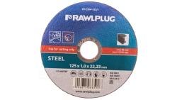 Ściernice do metalu Rawlplug RT-CDM 125 mm 1,0 mm 22,23 mm – 25 szt.