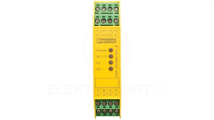 Przekaźnik bezpieczeństwa 24V AC/DC PSR-SCP- 24UC/ESAM4/3X1/1X2/B 2900509