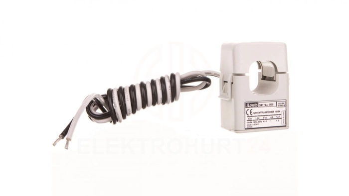 Przekładnik prądowy 100/5A kl.1 otwierany otwór 24x24mm przewody długości 1m DM1TMA0100