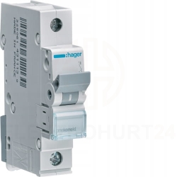 Hager wyłącznik nadprądowy 1P B 20A 6kA AC MBN120E