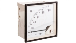 Amperomierz analogowy 96x96 N IP50 E416 100A 100/5 pozycja pracy C3 K=90 st. bez atestu KJ EA19N E41600000000