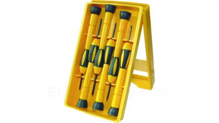 KPL. WKRĘTAKÓW ZEGARMISTRZ. 6 SZT.(2X PH,2X TORX,2XPL) MN-10-208