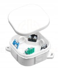 Puszka hermetyczna N/T IP54 92x92 na klik biała