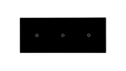 Panel dotykowy S54 Touch, 3 moduły, 1 pole dotykowe + 1 pole dotykowe + 1 pole dotykowe, zastygła lawa DSTR3111/73