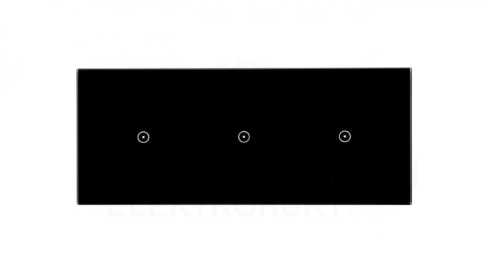 Panel dotykowy S54 Touch, 3 moduły, 1 pole dotykowe + 1 pole dotykowe + 1 pole dotykowe, zastygła lawa DSTR3111/73