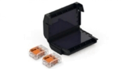 EASY-PROTECT 222 Puszka żelowa ze złączkami WAGO-COMPACT 0,2-4 mm2, (2 złączki 2-przewodowe), 407860