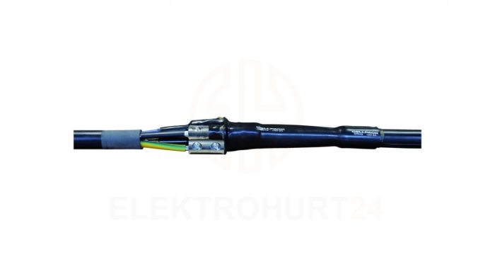 Mufa termokurczliwa przelotowa do kabli 4-żyłowych NN zawiera złączki śrubowe Al-Cu SMHSV4 95-240 7000102-48 427257