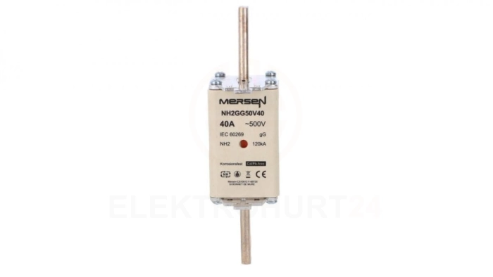 Wkładka bezpiecznikowa NH 2C 40A 500VAC gG M211082