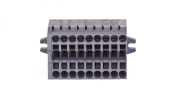 Listwa zaciskowa kompaktowa 2-przewodowa 2,5mm2 9-torowa z mocowaniem śrubowym szara 869-109