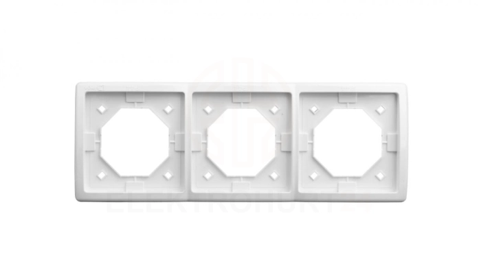 Simon Basic Standard Ramka bryzgoszczelna potrójna IP44 z uszczelką biała BMR3B/11