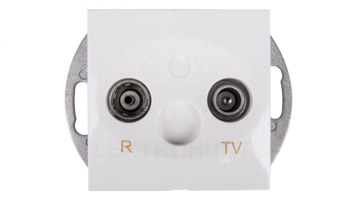 Simon 54 Gniazdo antenowe RD/TV końcowe białe DAZ.01/11