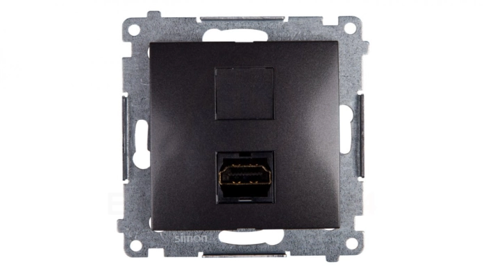 Simon 54 Gniazdo HDMI antracyt DGHDMI.01/48