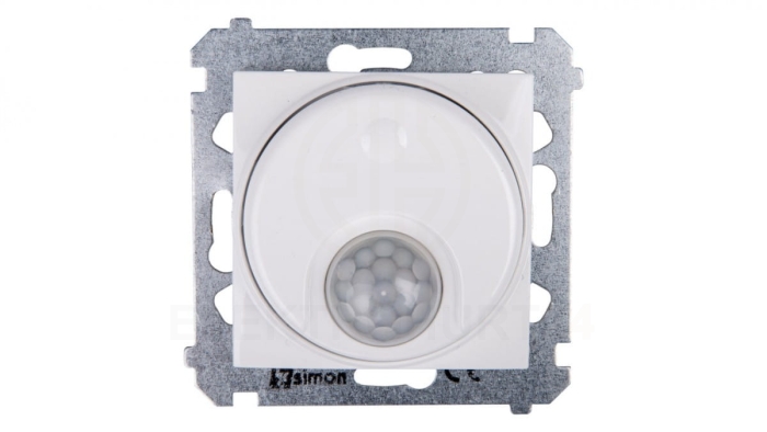 Simon 54 Czujnik ruchu z przekaźnikiem i zabezpieczeniem biały DCR11P.01/11