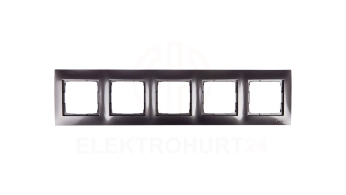 Simon 54 Premium Ramka pięciokrotna antracyt /do karton-gips/ DRK5/48