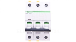 Wyłącznik nadprądowy 3P C 0,5A 6kA AC iC60N-C05-3 Acti9 A9F04370