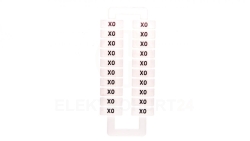 Oznacznik do złączek EURO 2,5-70mm2 /X0/ 43192 (/1 blister=20 szt/