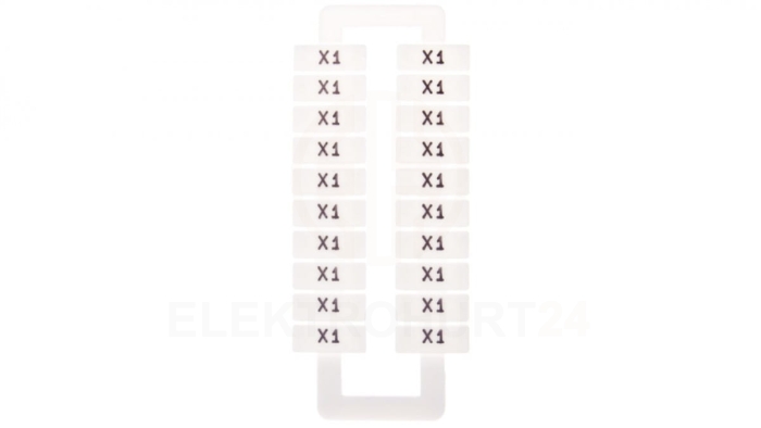 Oznacznik do złączek EURO 2,5-70mm2 20szt 43192 (nadruk X1)