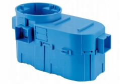 Puszka podtynkowa podwójna 60mm niebieska SE2x60G